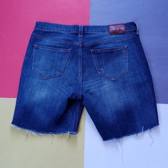 Madewell Distressed Denim Jean Shorts Unisex - Picture 6 of 8